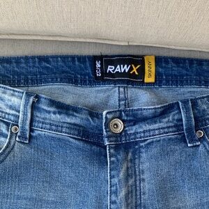 RAW X Men's Denim Skinny Jeans - Classic Blue